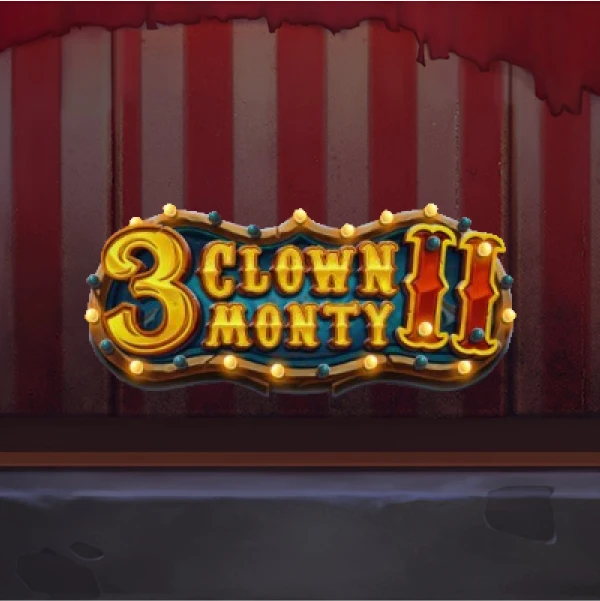 3 Clown Monty 2 slot_title Logo