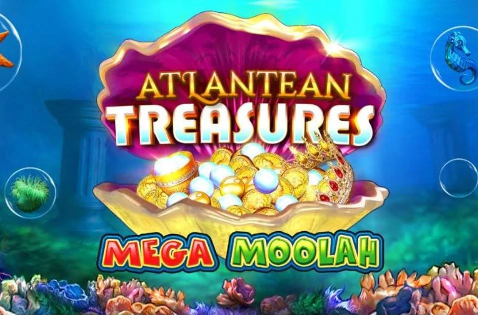 Atlantean Treasures slot_title Logo