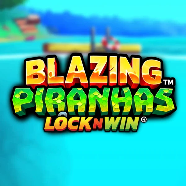Blazing Piranhas slot_title Logo