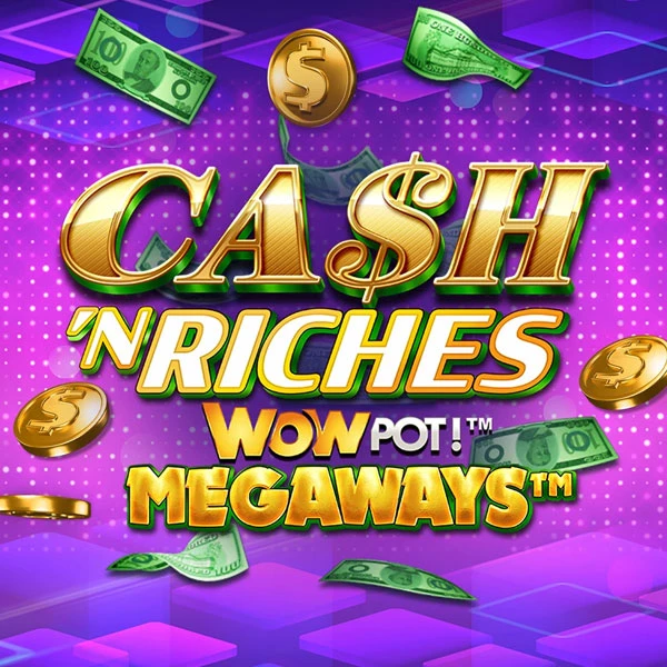 Cash N Riches Wowpot Megaways slot_title Logo