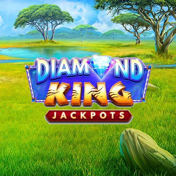 Diamond King Jackpots slot_title Logo
