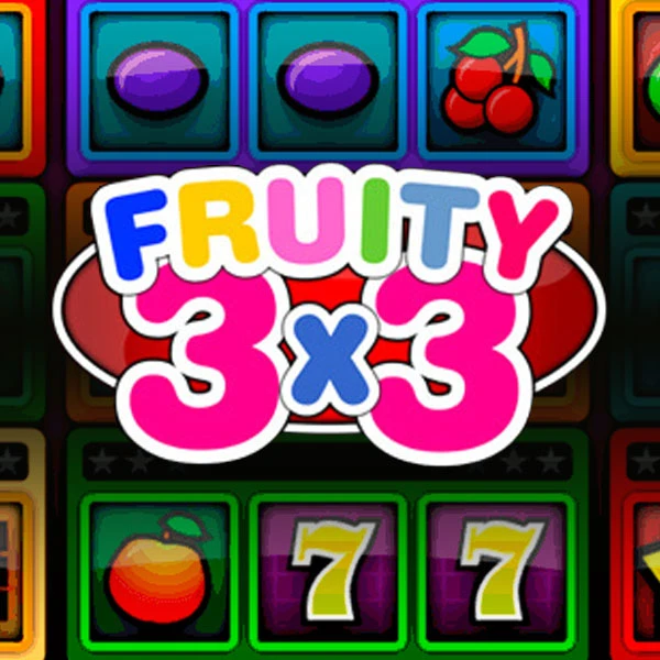 Fruity 3X3 slot_title Logo