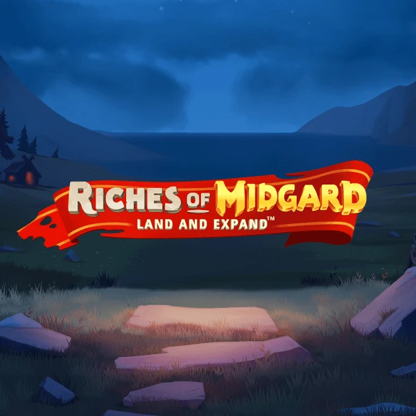Riches of Midgard: Land and Expand slot_title Logo