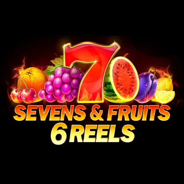 Sevens Fruits 6 Reels slot_title Logo