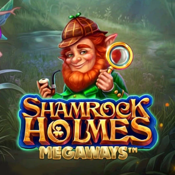 Shamrock Holmes Megaways slot_title Logo
