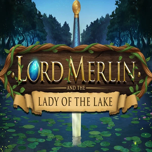 Lord Merlin And The Lady Of The Lake Peliautomaatti Logo