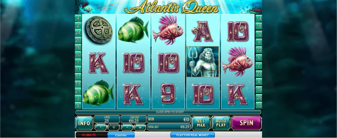 Atlantis Queen videoslot