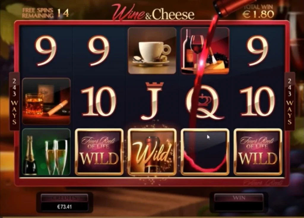 the finer reels of life slot wine and cheese