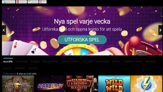 Guldmynt på en lila bakgrund och spelautomater hos Voodoo Dreams casino