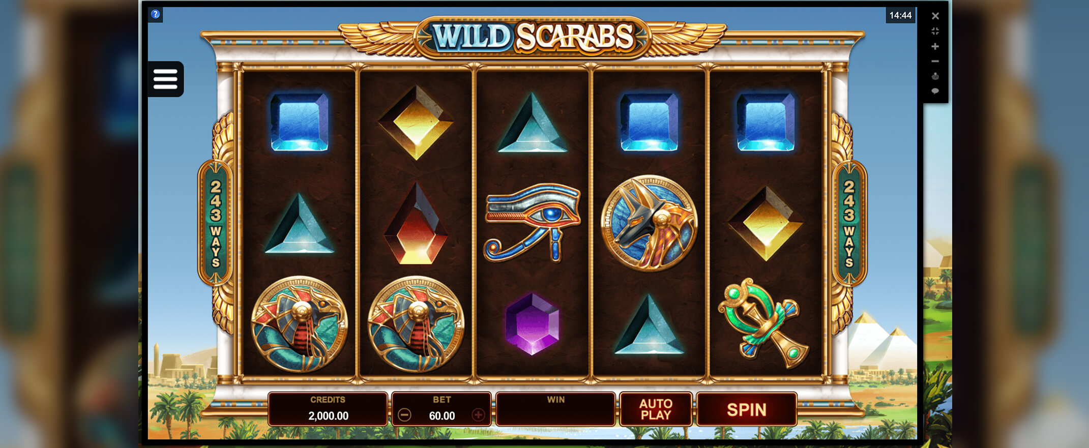 Wild Scarabs Spielautomaten spielen 