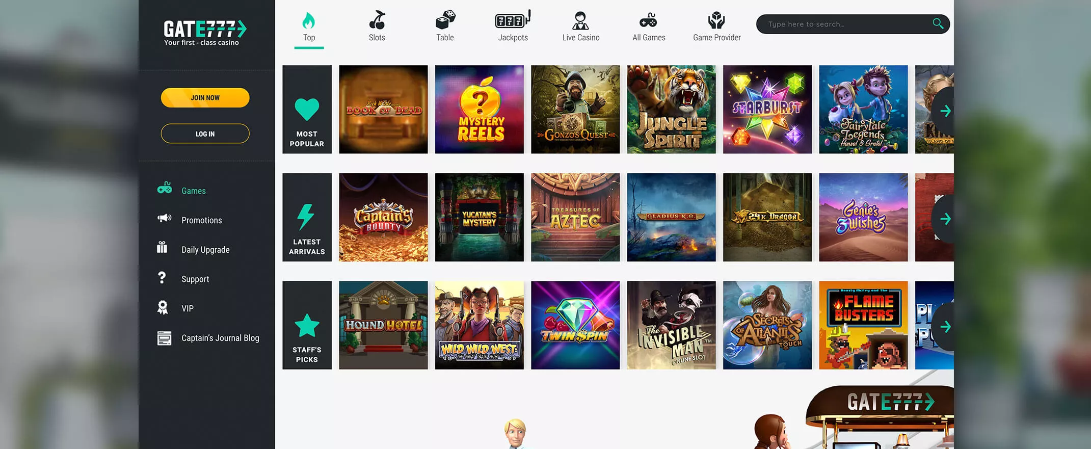 Gate 777 Games screenshot