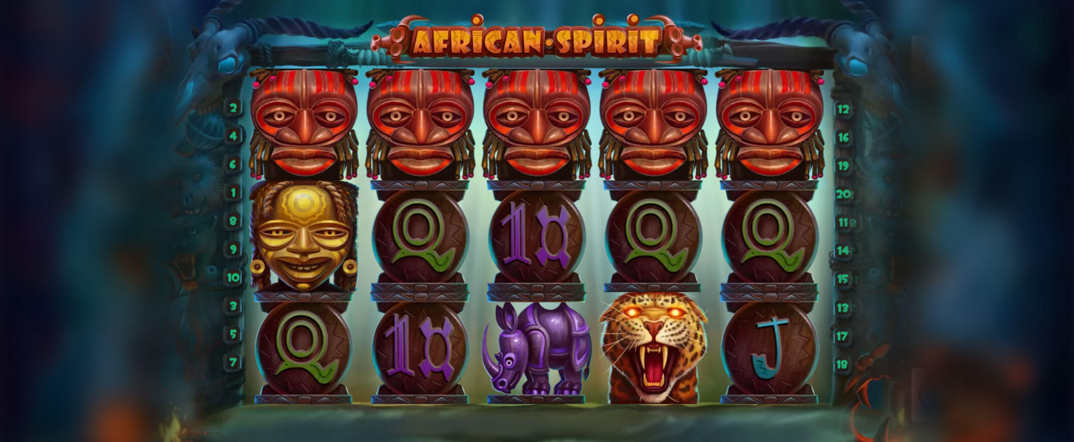 African Spirit Spielautomat von Booongo