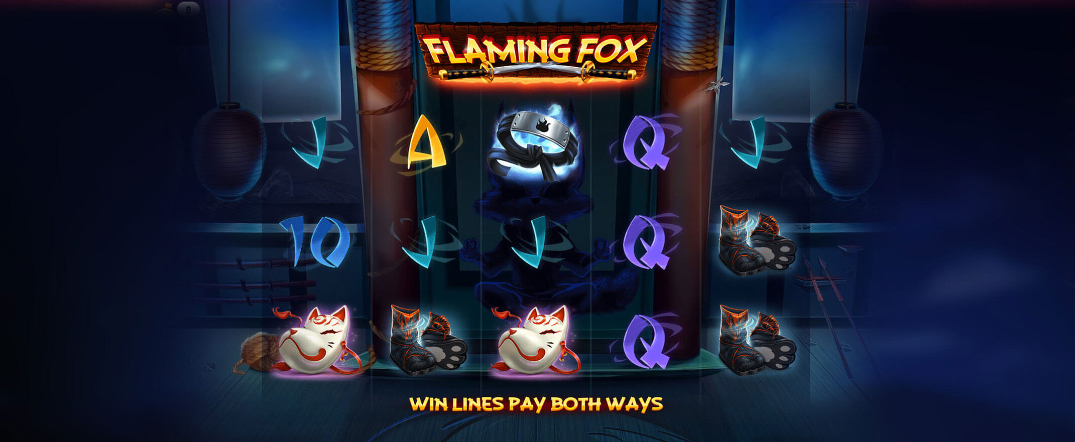 Flaming Fox Spielautomat von Red Tiger