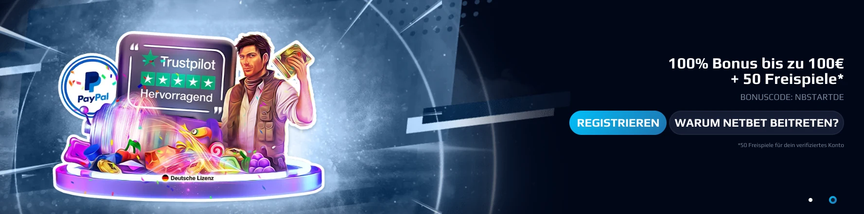 NetBet Willkommensbonus