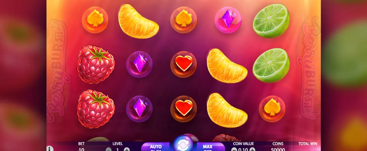 Berry Burst MAX video slot from NetEnt