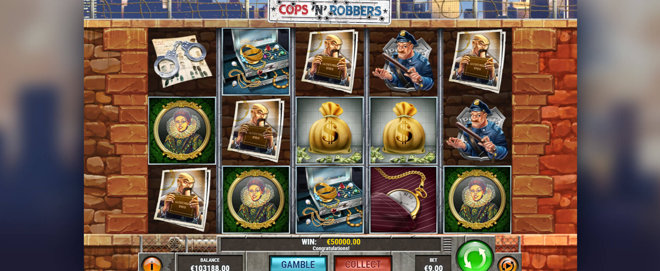 Cops N Robbers slot from Play N Go