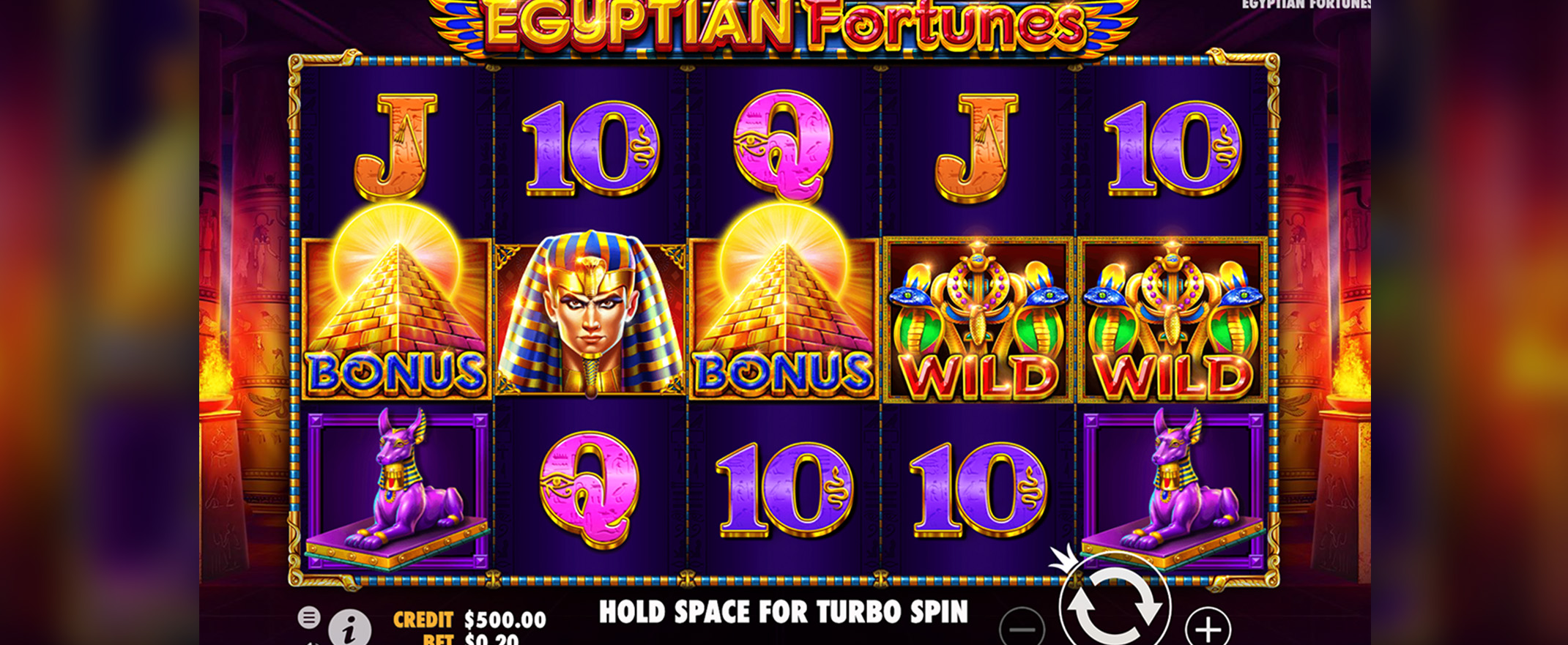 Egyptian Fortunes, ein neues Spielautomat von Pragmatic Play