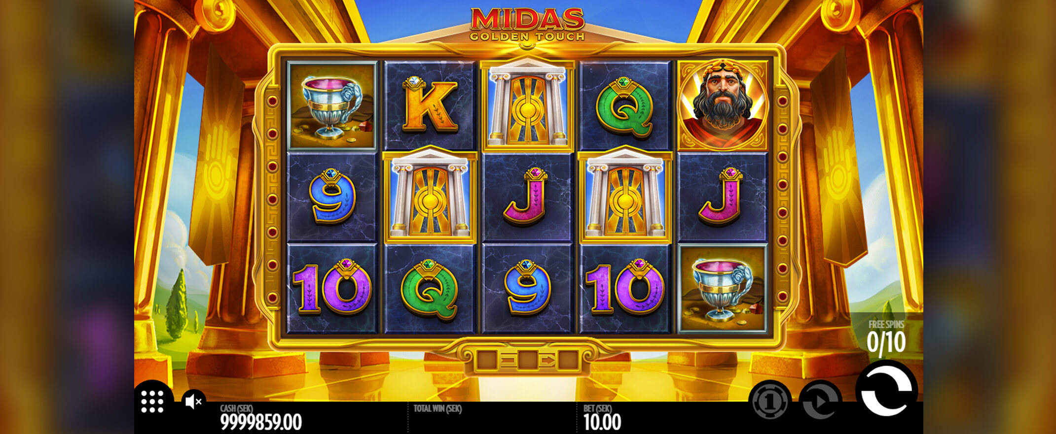 Midas Golden Touch video slot form Thunderkick