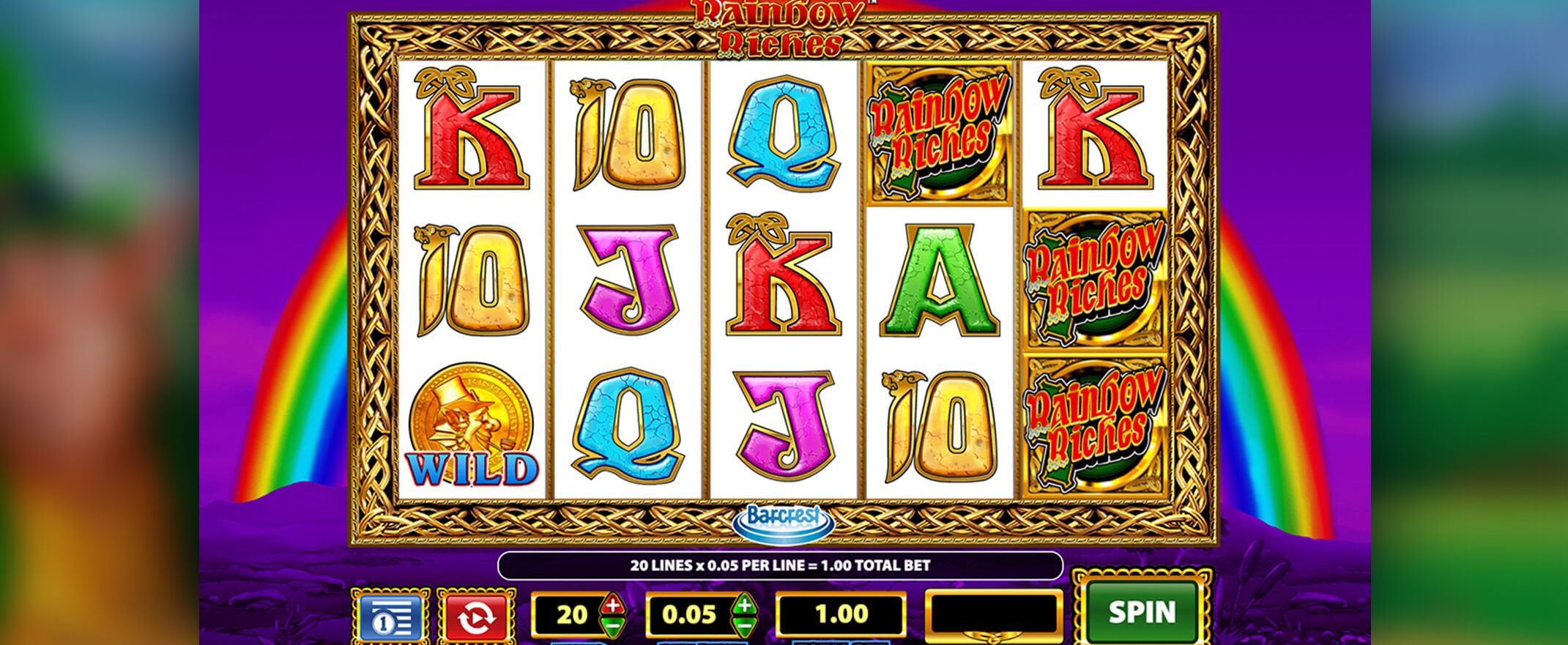 Rainbow Riches slot from Barcrest
