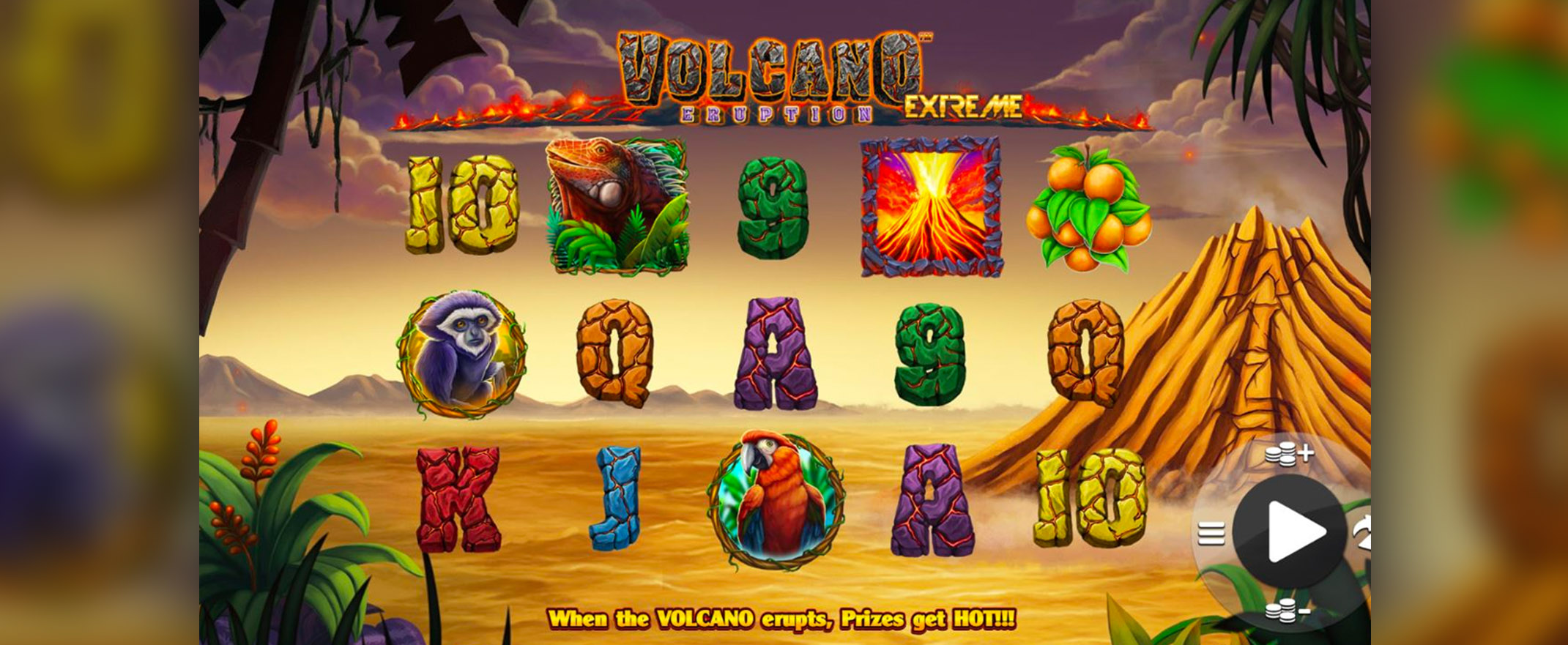 Volcano Eruption Extreme spel NextGen