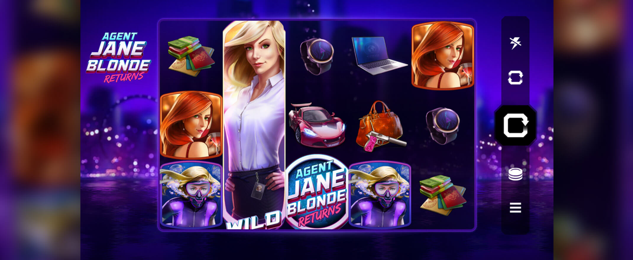 Agent Jane Blonde Returns peliautomaatti