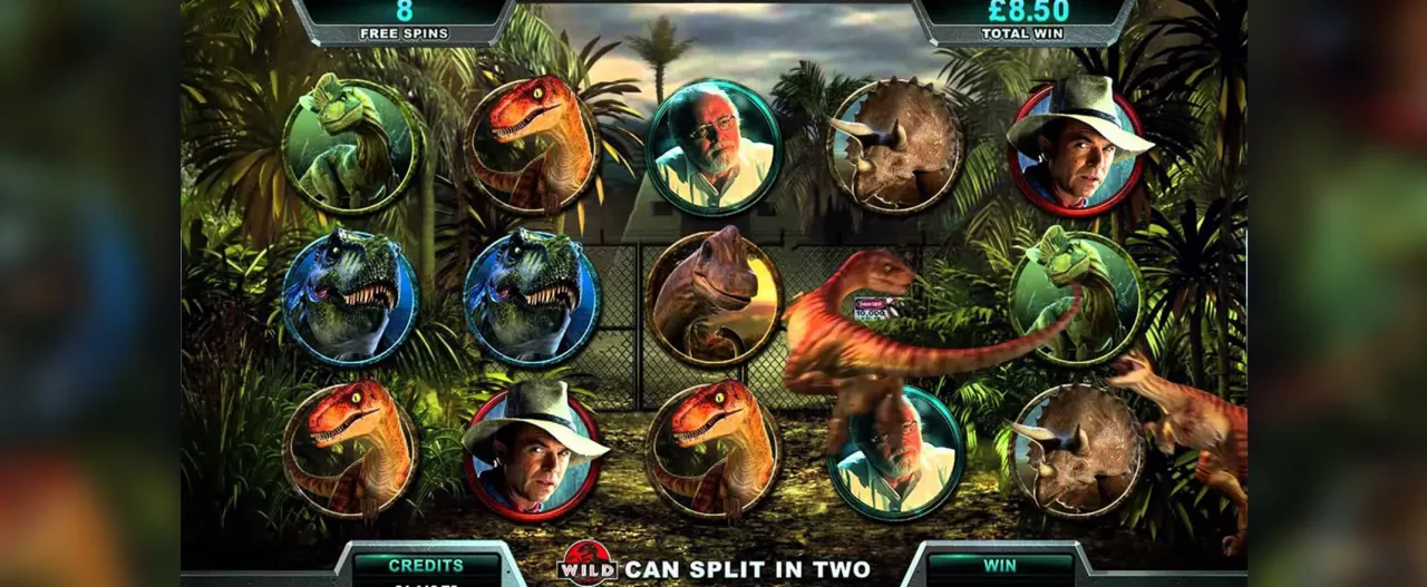 tragaperras jurassic park