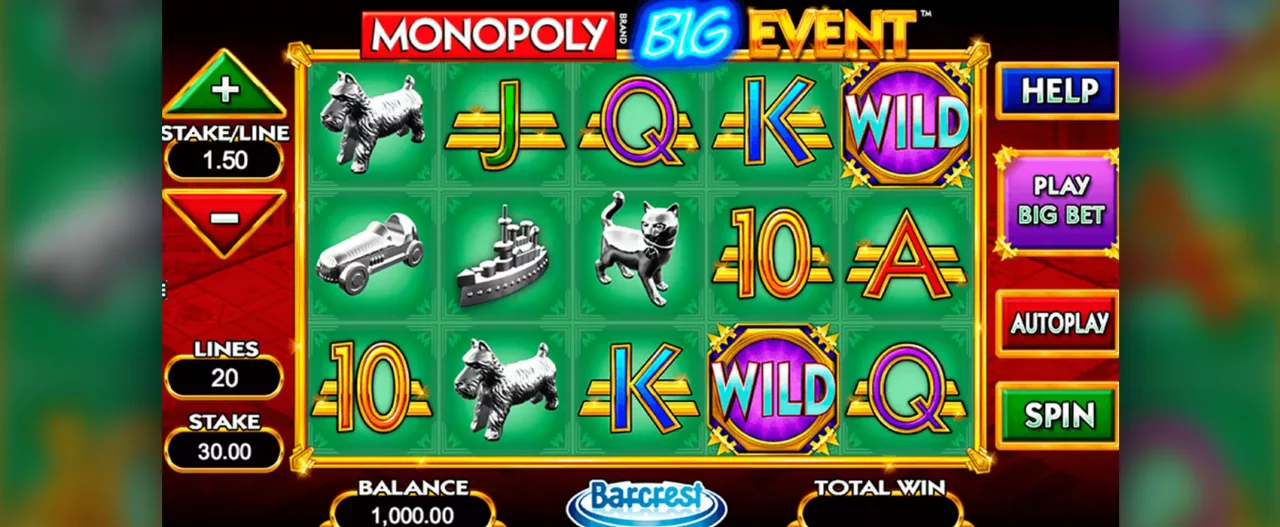 Monopoly Big Event Slot