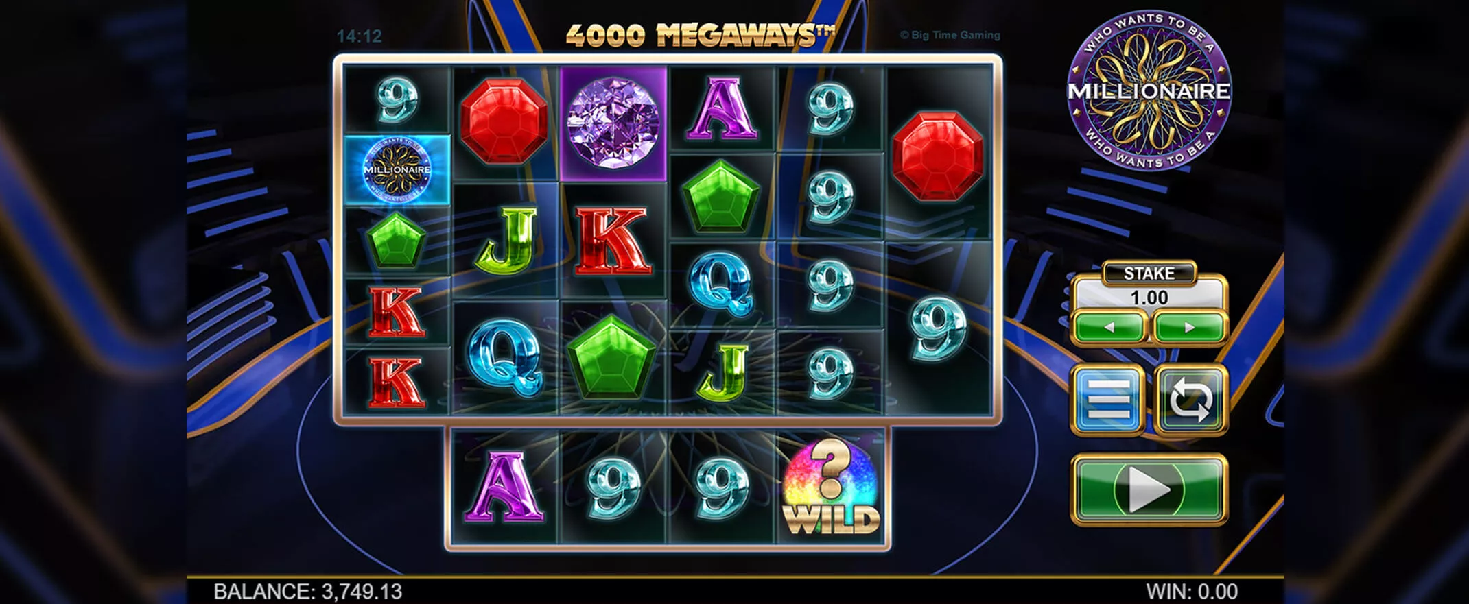Who Wants to Be a Millionaire Slot Screenshot