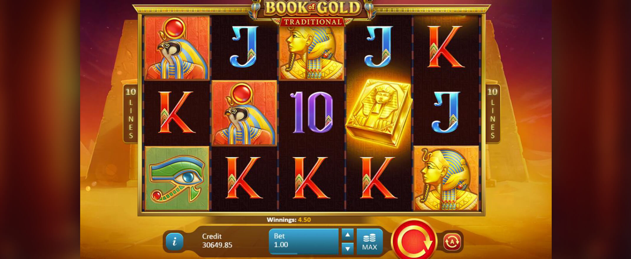 Book of Gold: Traditional slot from Playson