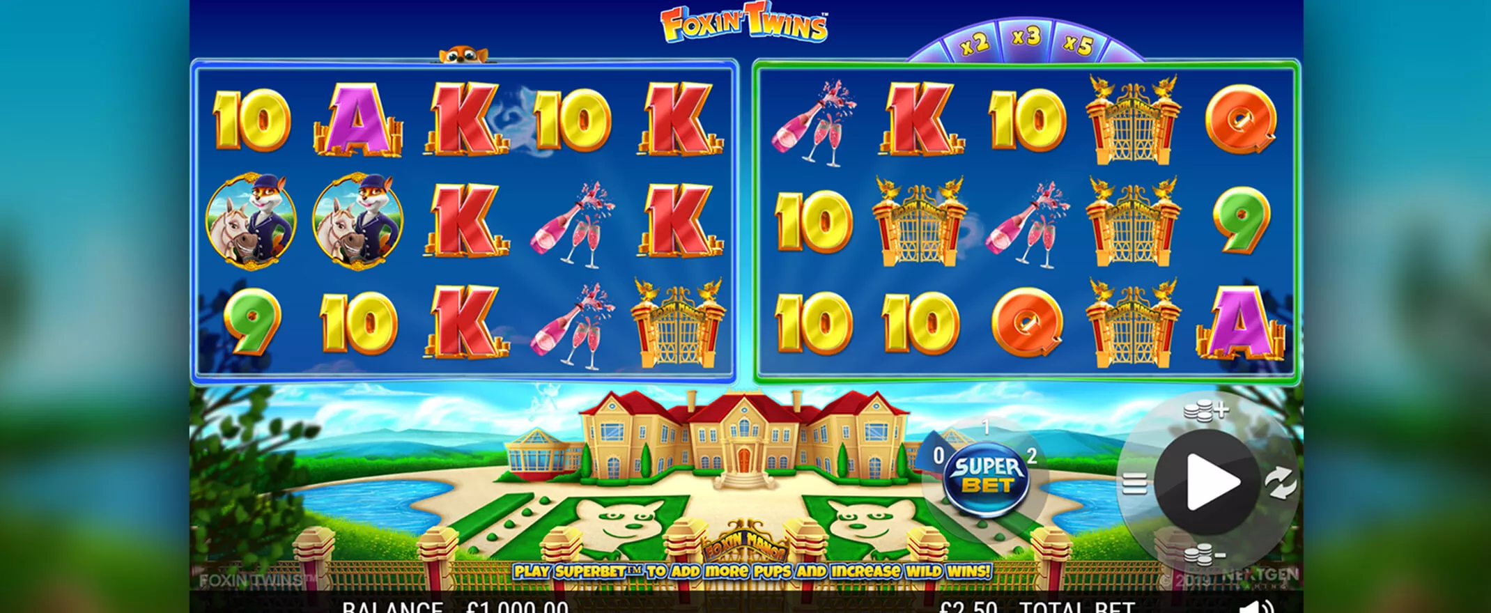 Foxin Twins slot screenshot