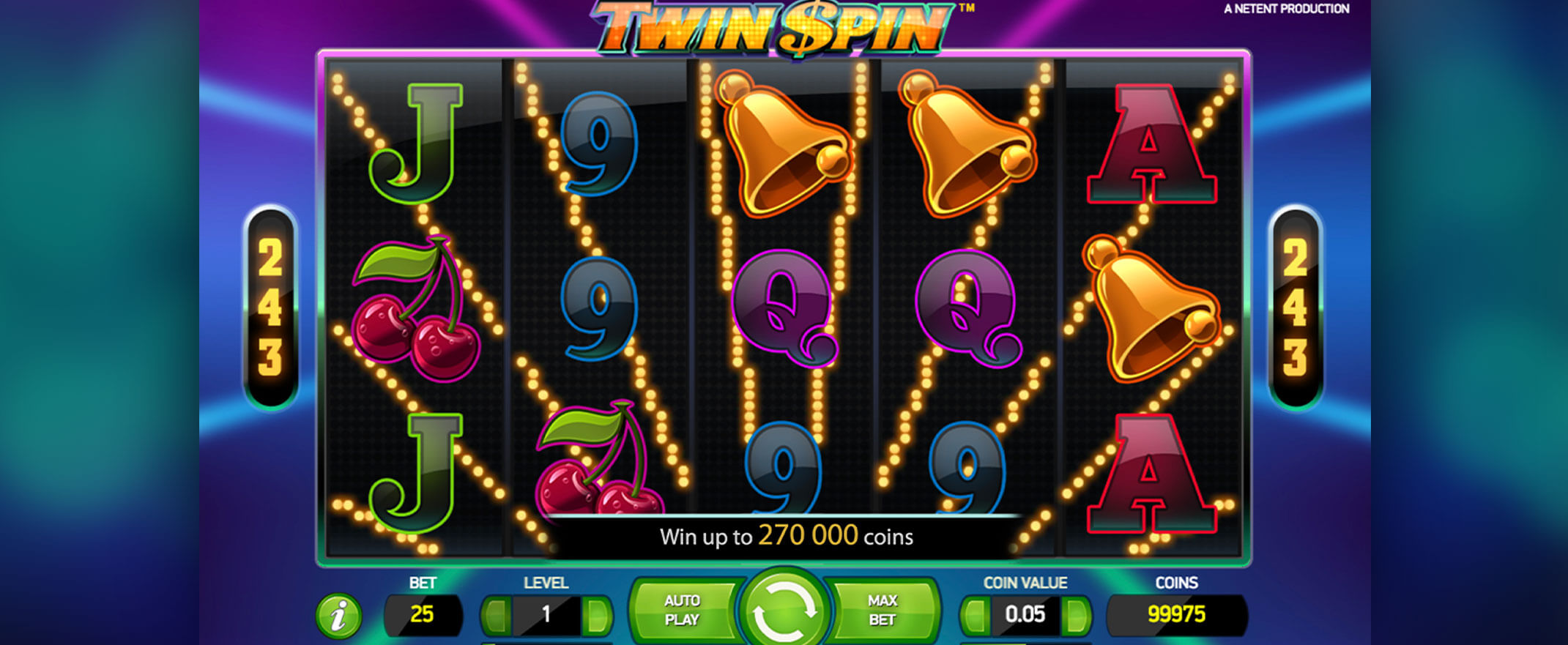 Twin Spin Spielautomat von NetEnt