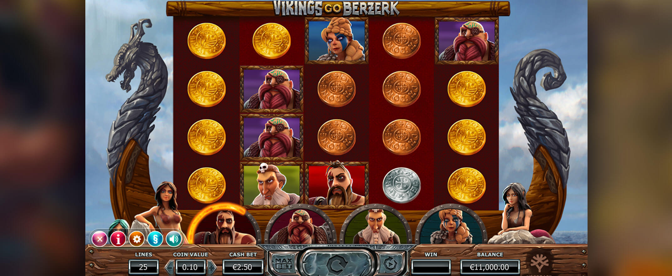 Vikings Go Berzerk Spielautomat von Yggdrasil