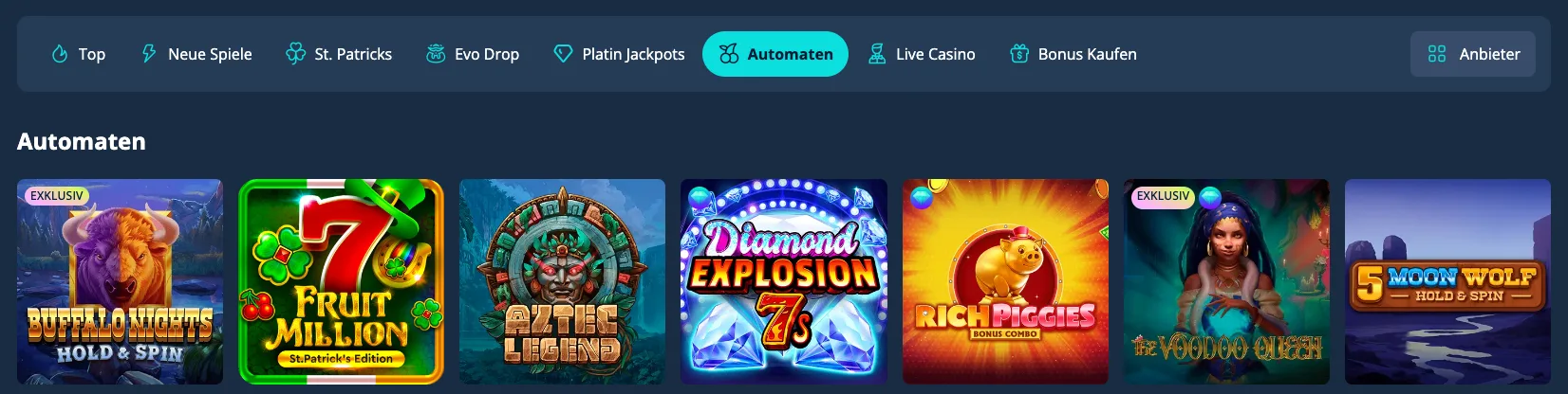 Platin Casino Slots