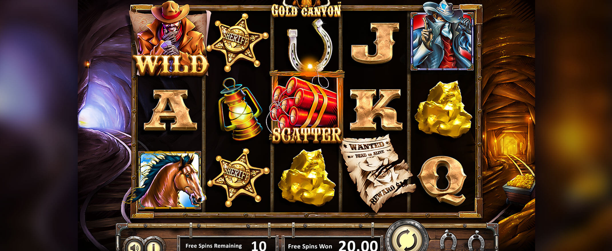 Gold Canyon Spielautomat von Betsoft