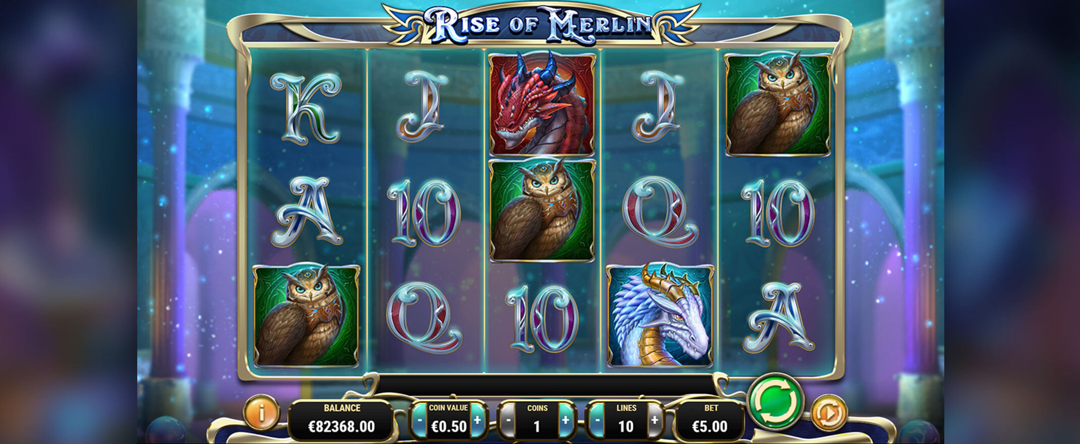 Rise of Merlin video slot from Play N Go