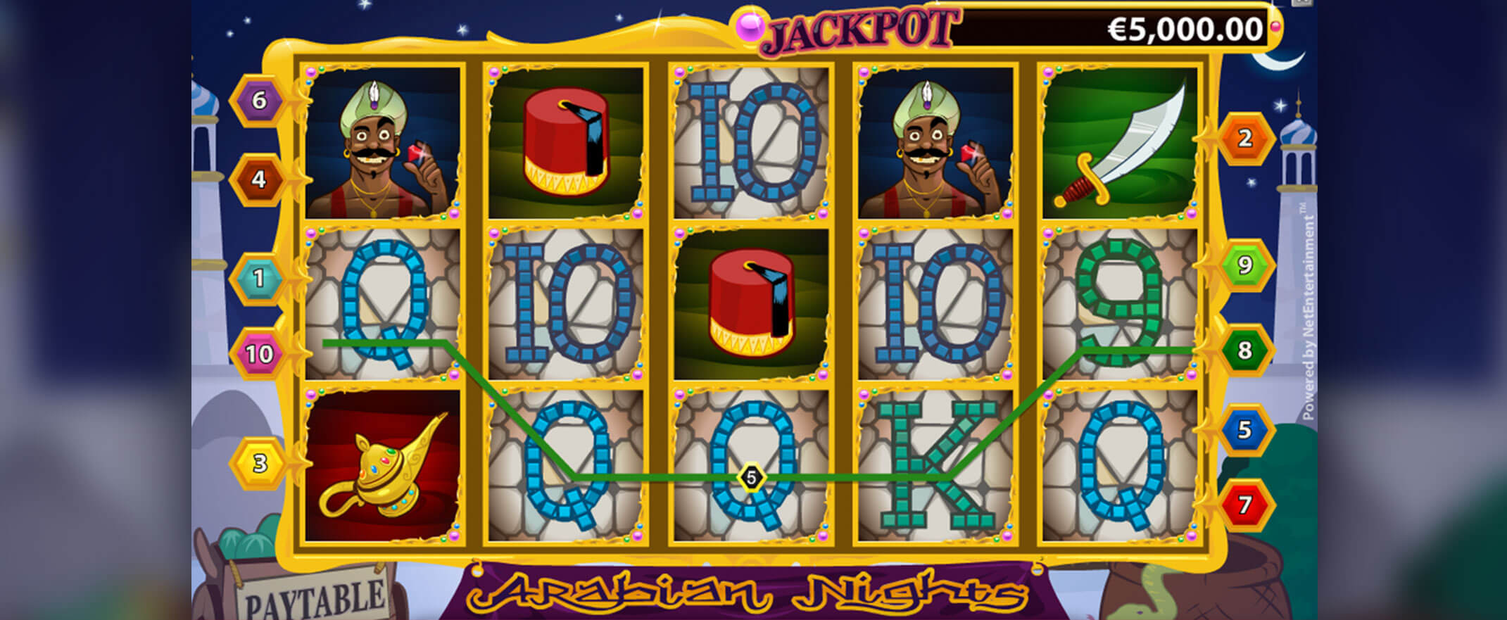 Arabian Nights slot from NetEnt