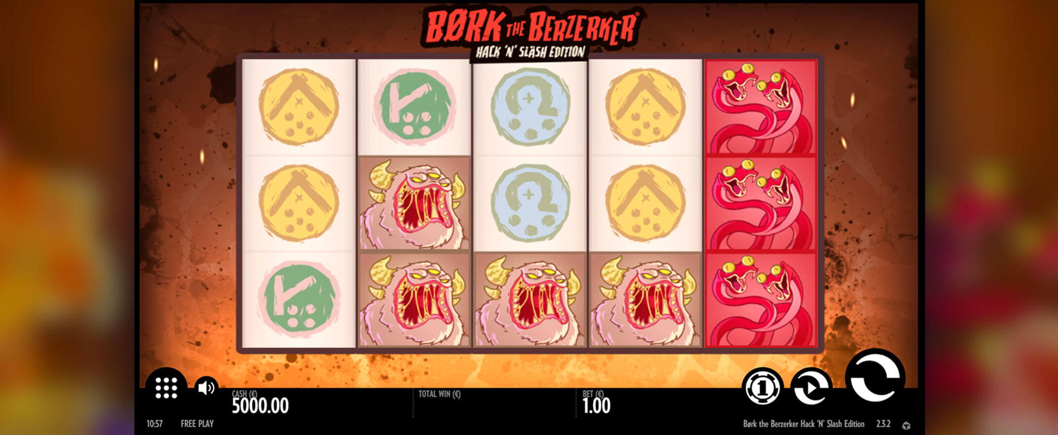 Bork the Berzerker slot from Thunderkick