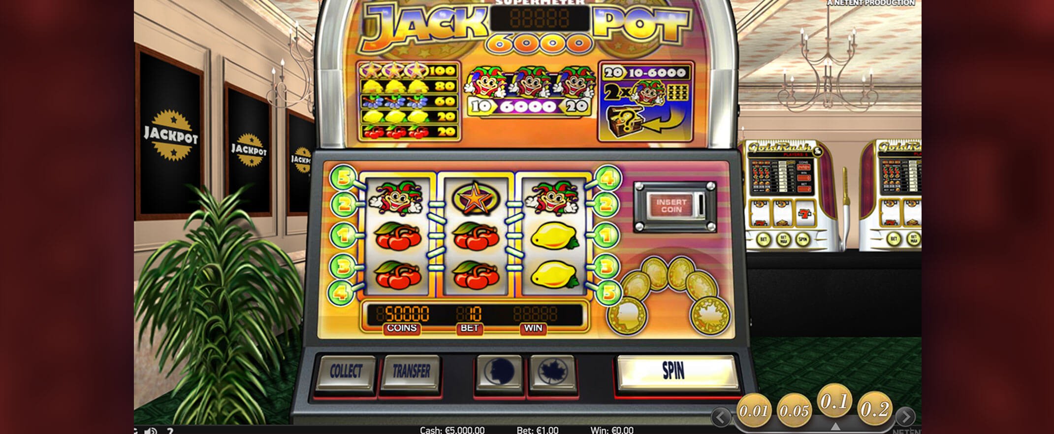 Jackpot 6000, NetEnt-peli