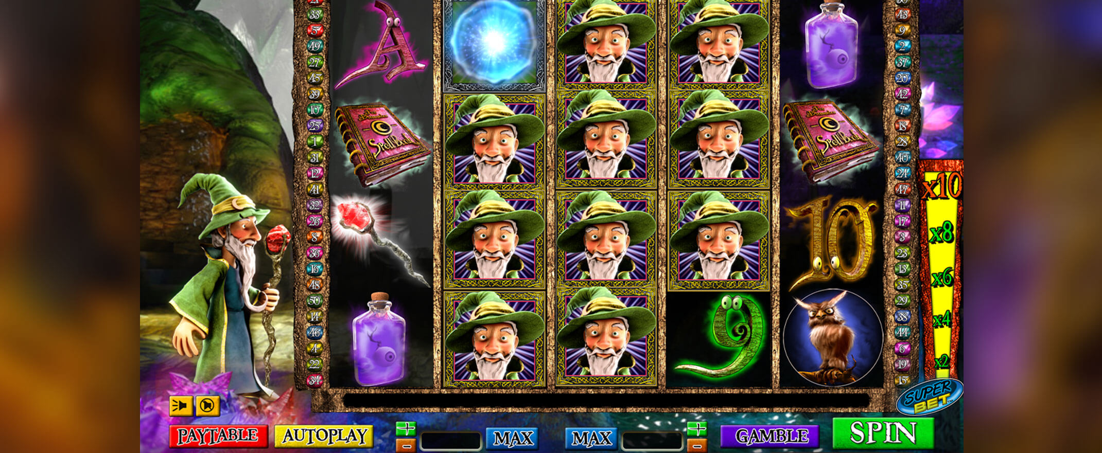 Merlin's Millions slot from NextGen