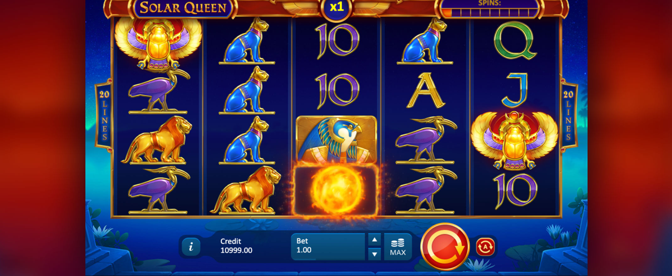 Solar Queen slot by playson