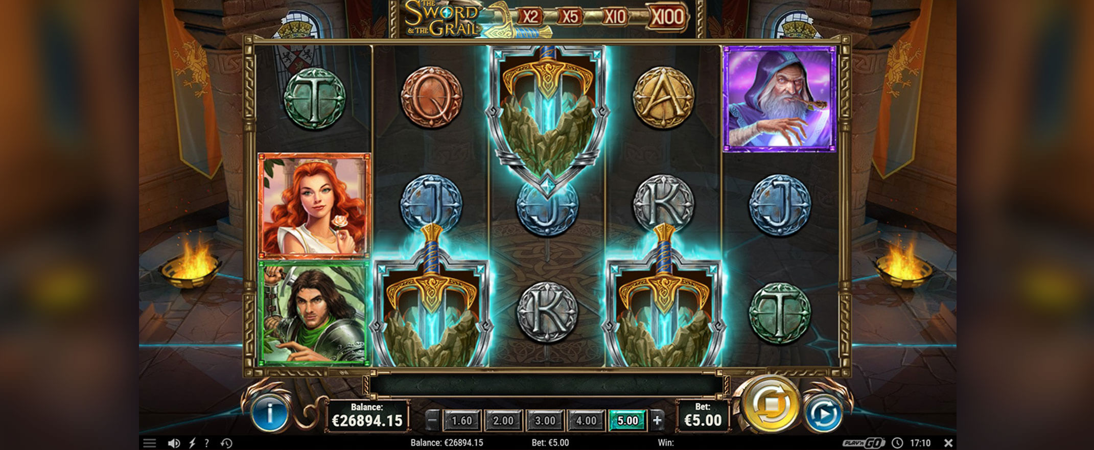 The Sword and The Grail slot from Play'n Go