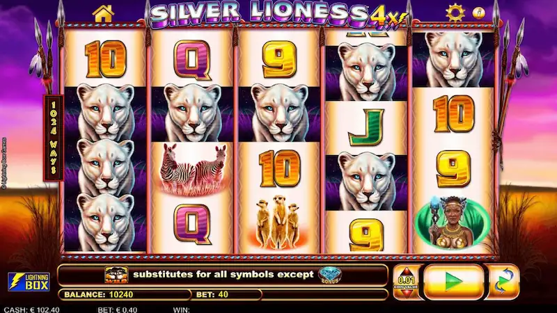 silver lioness slot