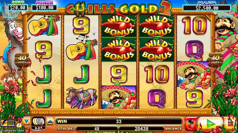 stellar jackpots with chilli gold slot