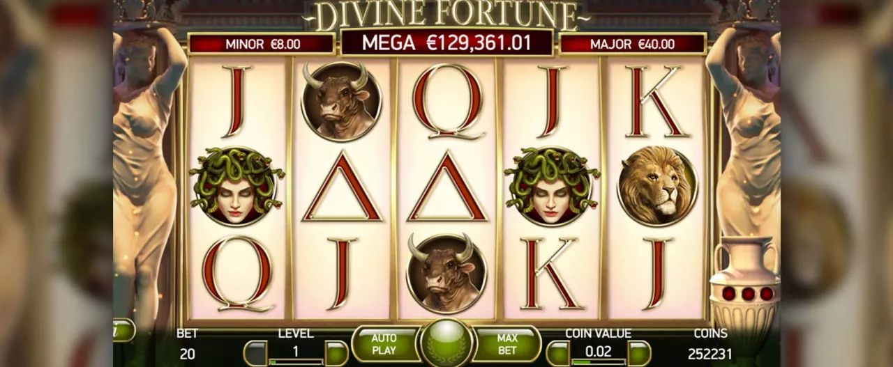 Divine Fortune peliautomaatti NEtEntilta