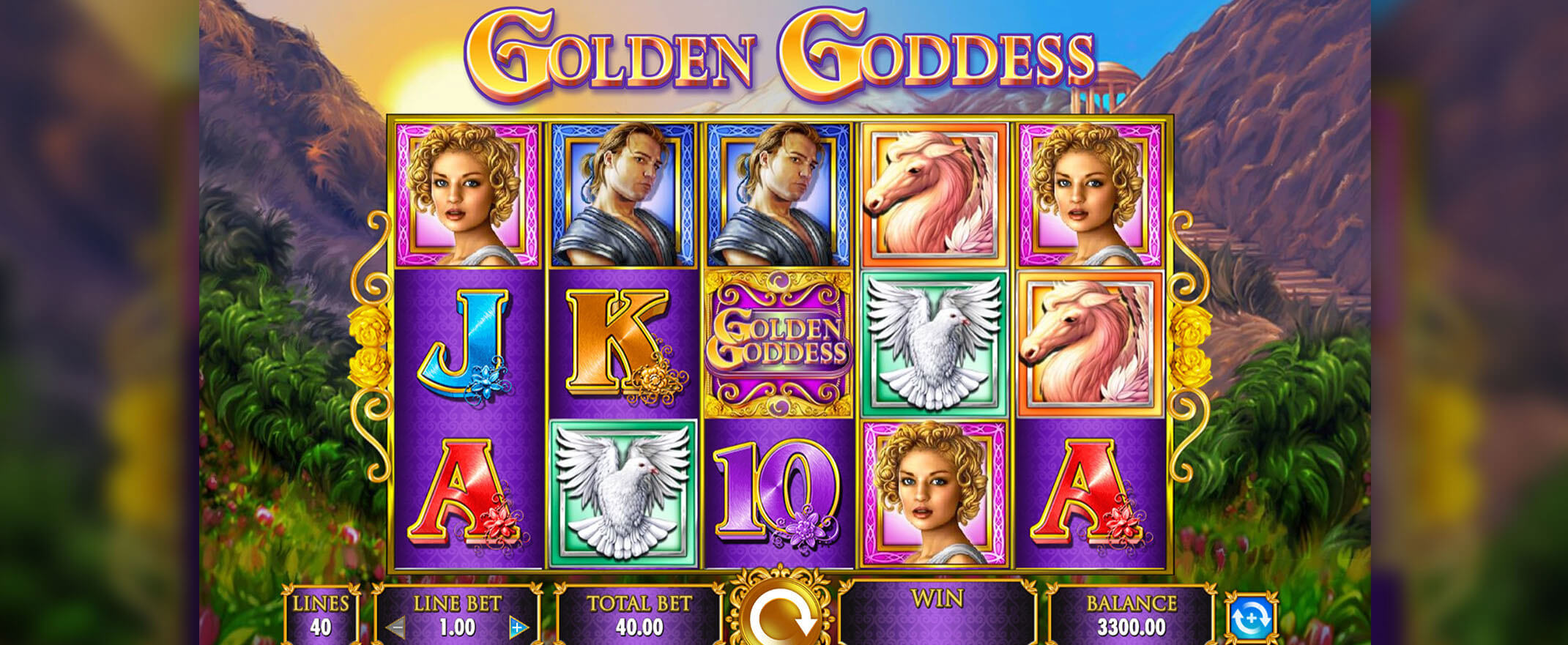 Golden Goddess peliautomaatti IGT:ltä