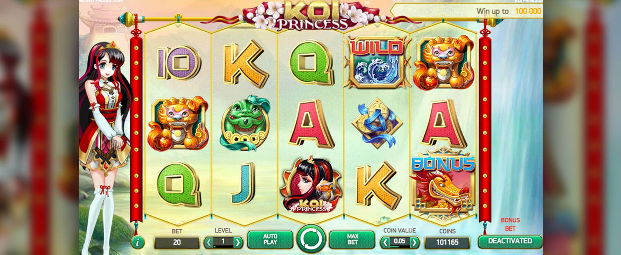 Koi Princess video slot by NetEnt