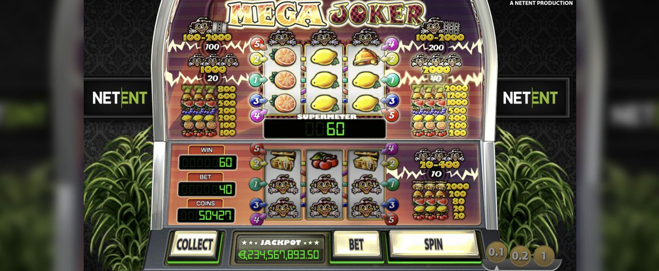 Mega Joker slot from NetEnt