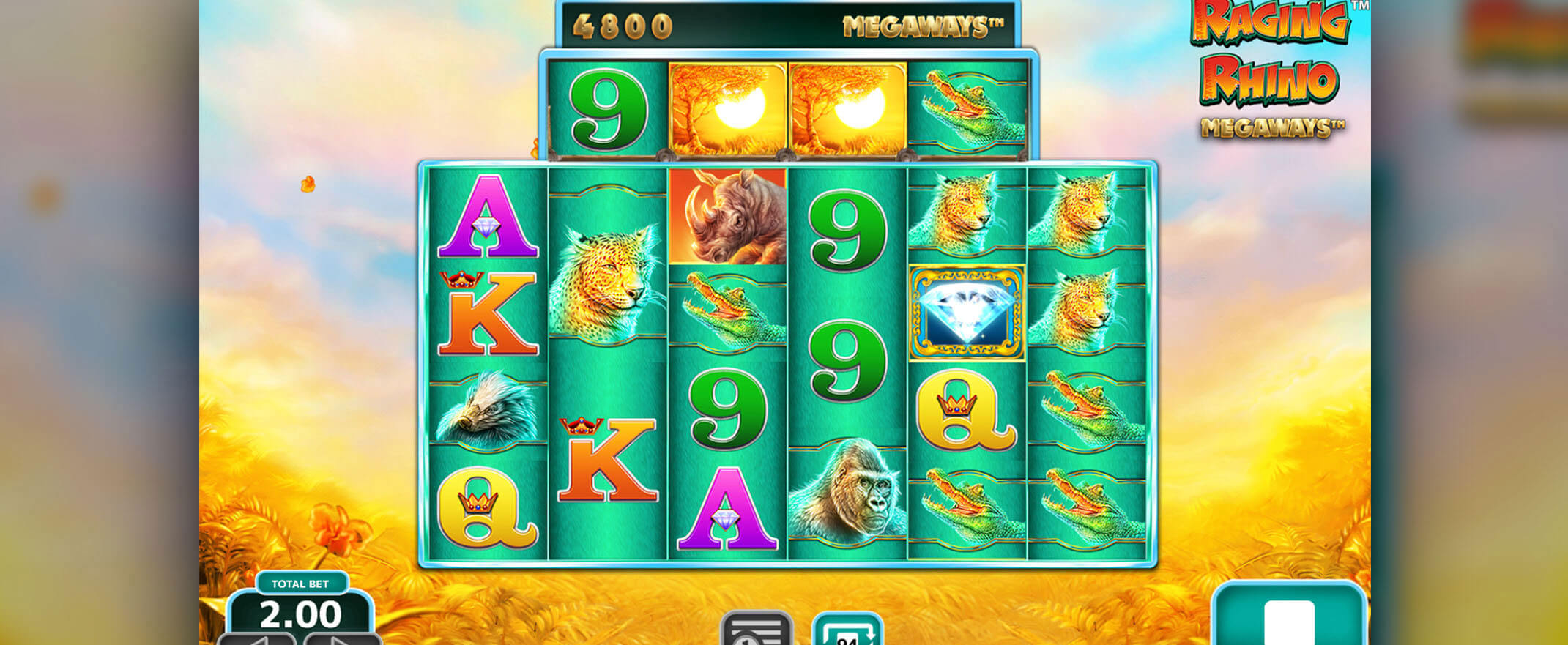 Raging Rhino Spielautomat