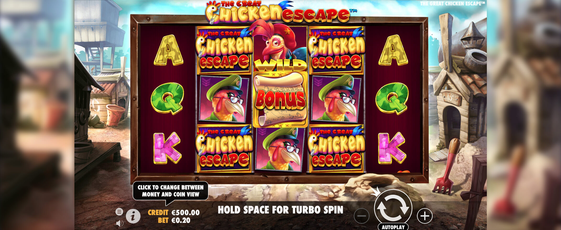 The Great Chicken Escape video slot from Pragmatic Play