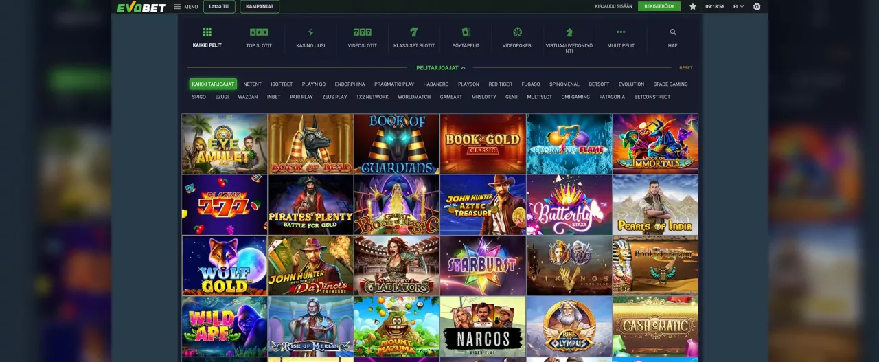 Evobet Casinon peliaula